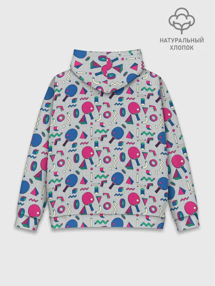 Худи мужской база хлопок / Настольный Теннис