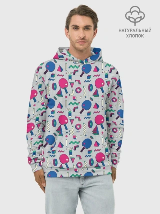 Худи мужской база хлопок / Настольный Теннис