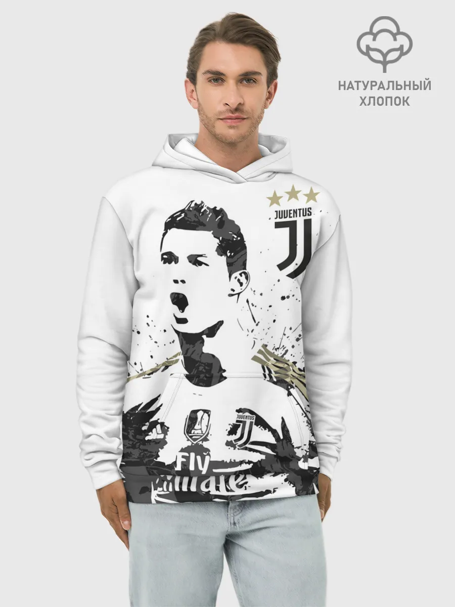 Худи мужской база хлопок / Криштиану Роналду