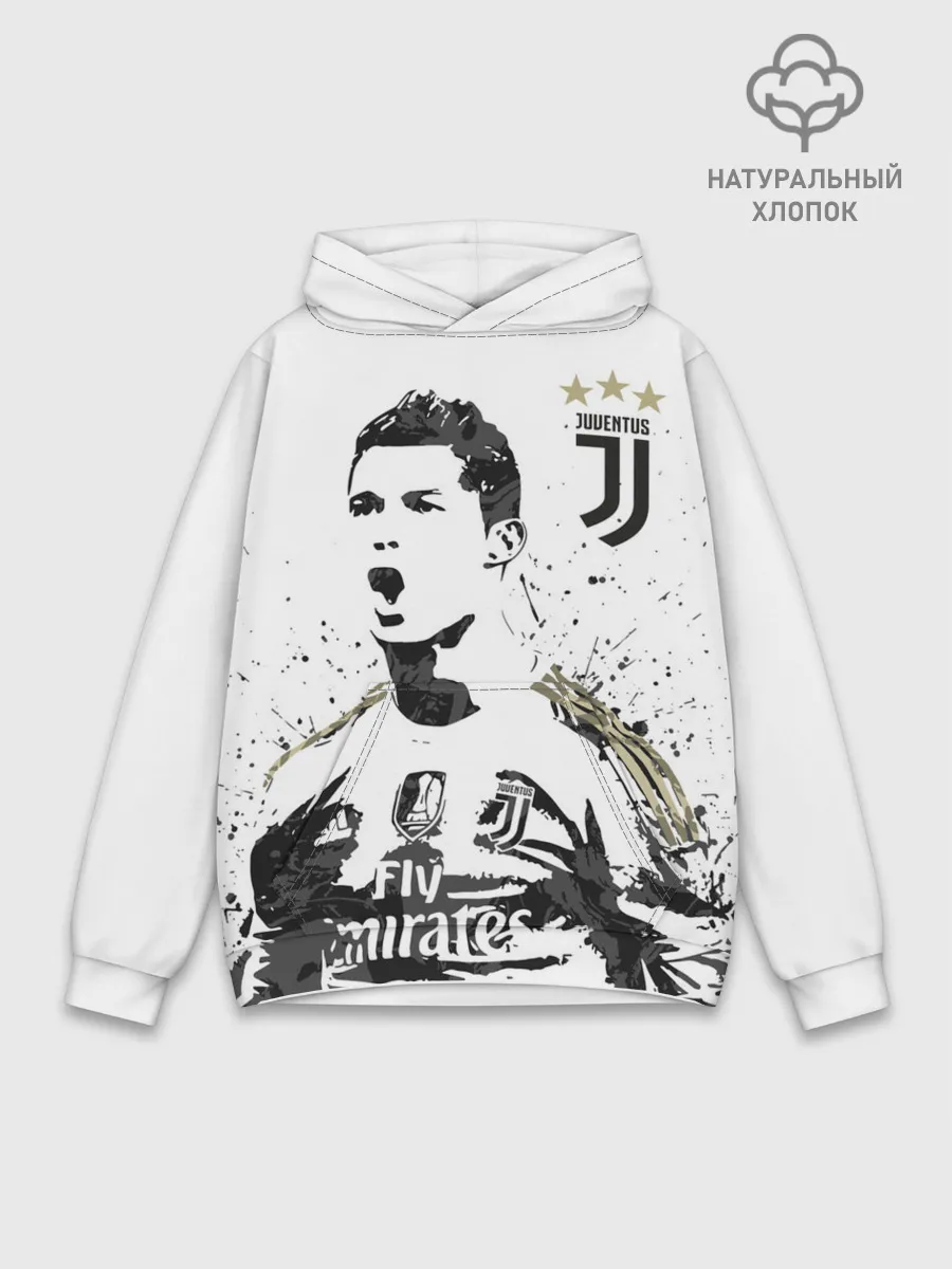 Худи мужской база хлопок / Криштиану Роналду
