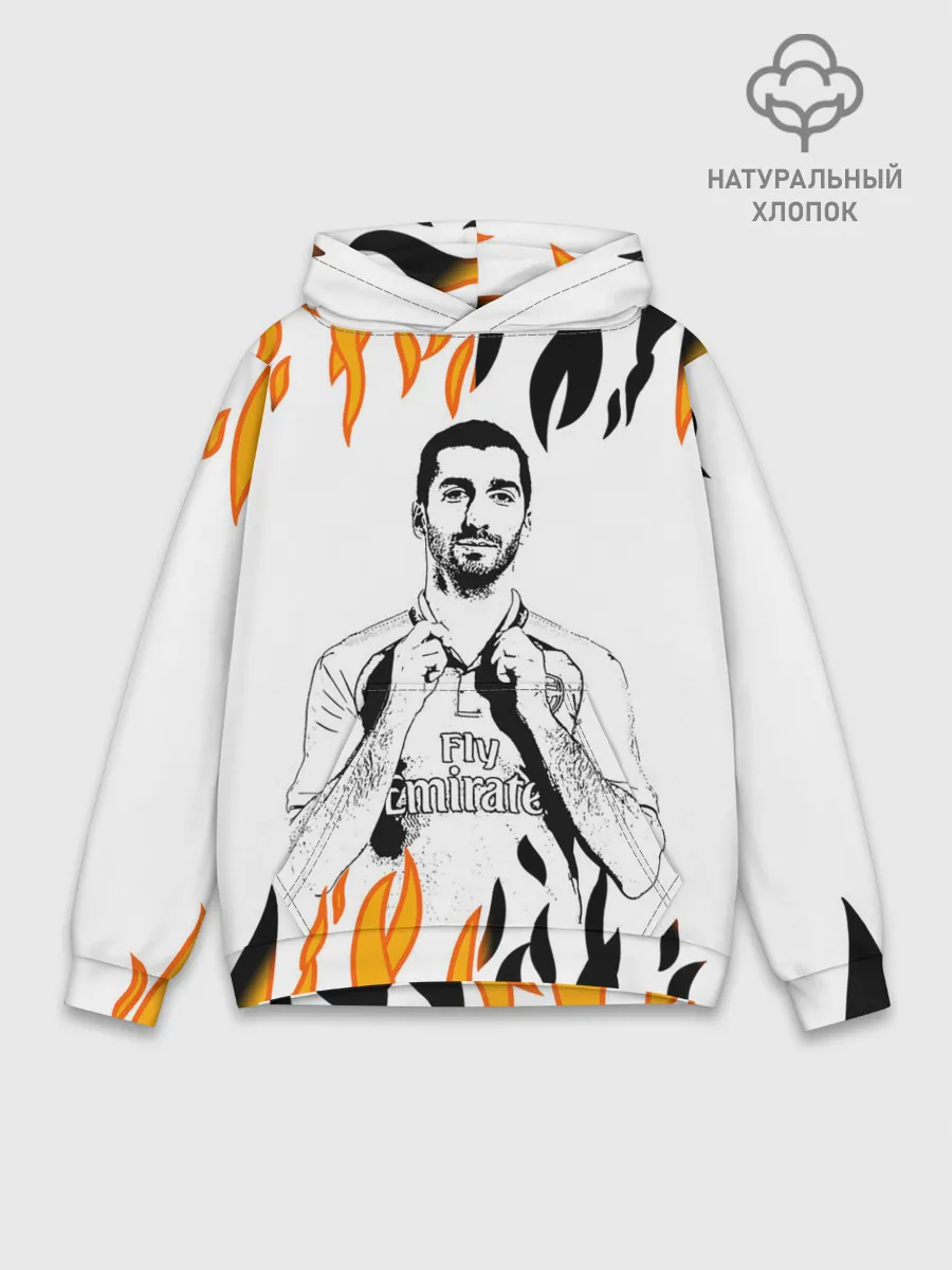 Худи мужской база хлопок / Генрих Мхитарян