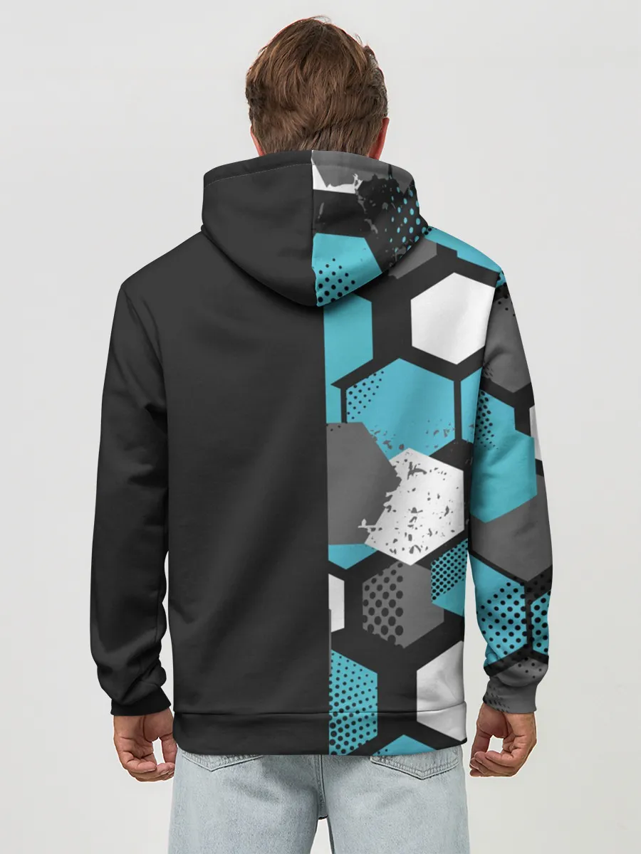 Худи мужской база хлопок / Эден Азар