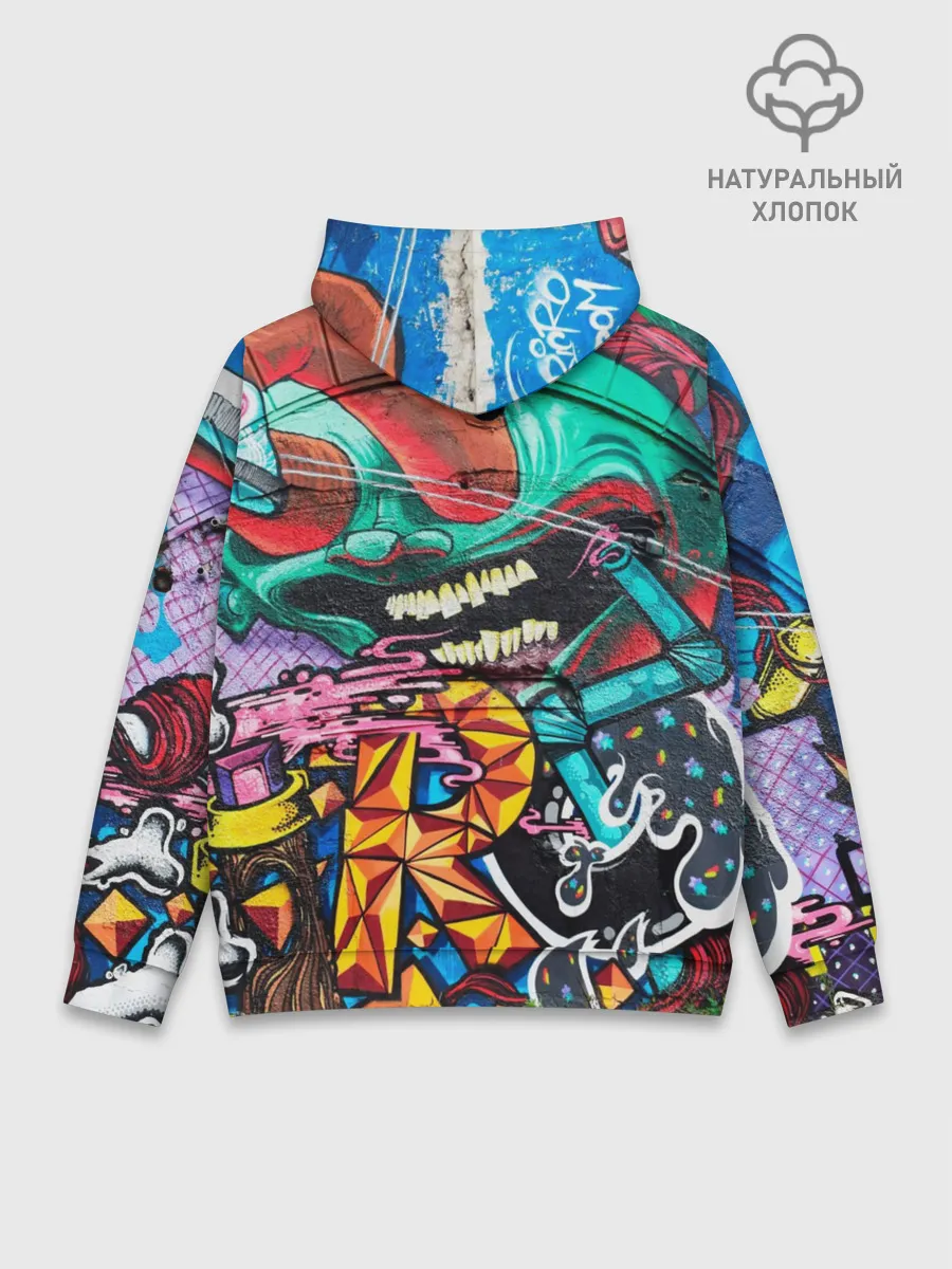 Худи мужской база хлопок / Граффити