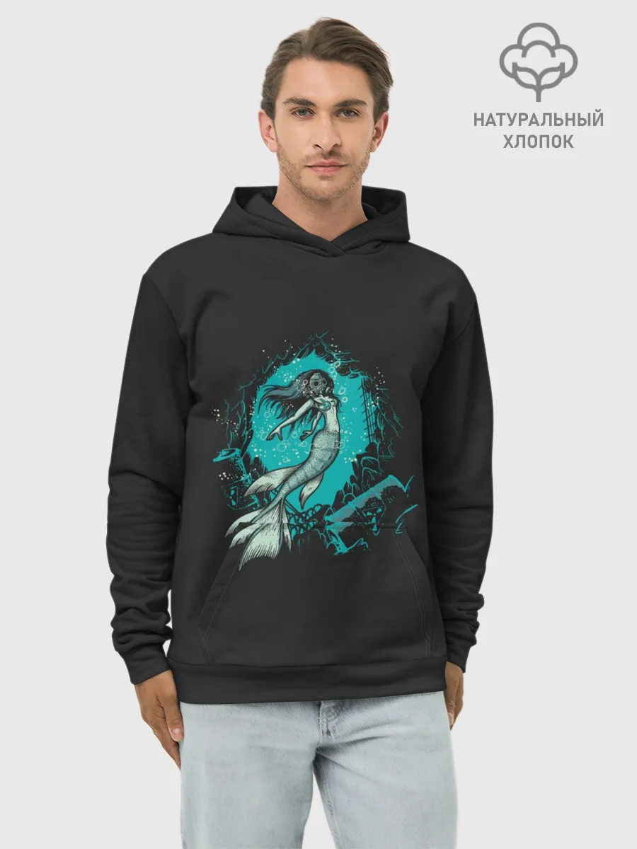 Худи мужской база хлопок / Deep Sea Aftermath