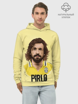 Худи мужской база хлопок / Андреа Пирло