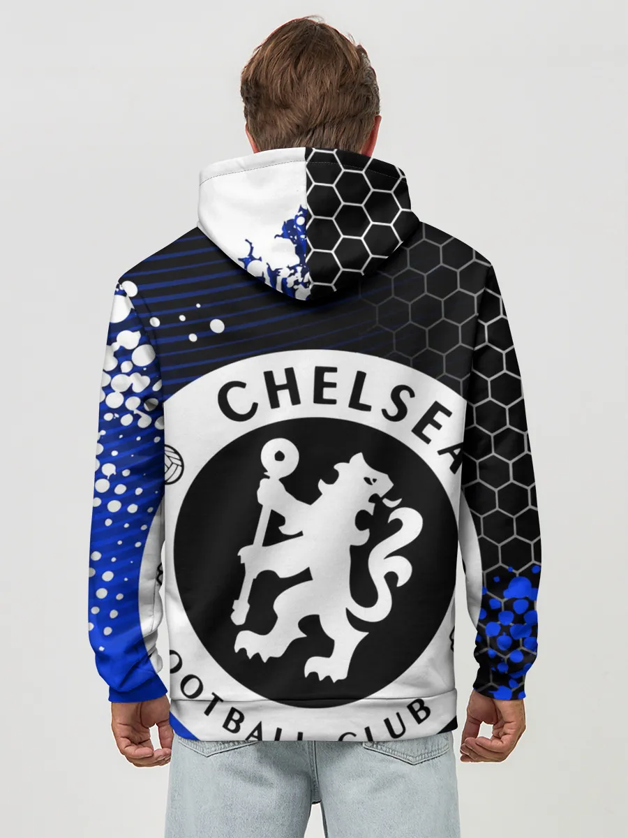 Худи мужской база хлопок / ЭДЕН АЗАР / CHELSEA / ЧЕЛСИ