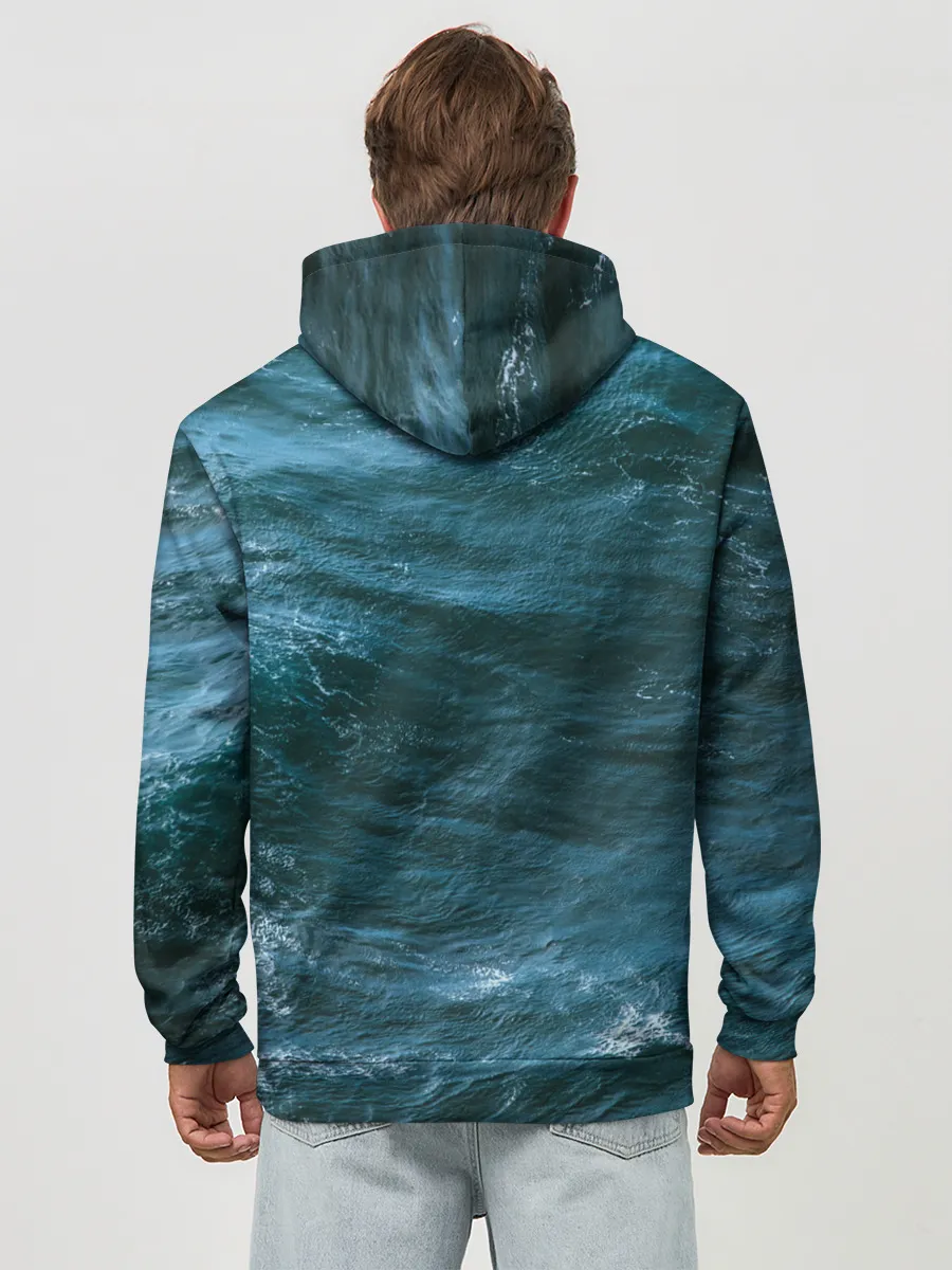 Худи мужской база хлопок / дайвинг