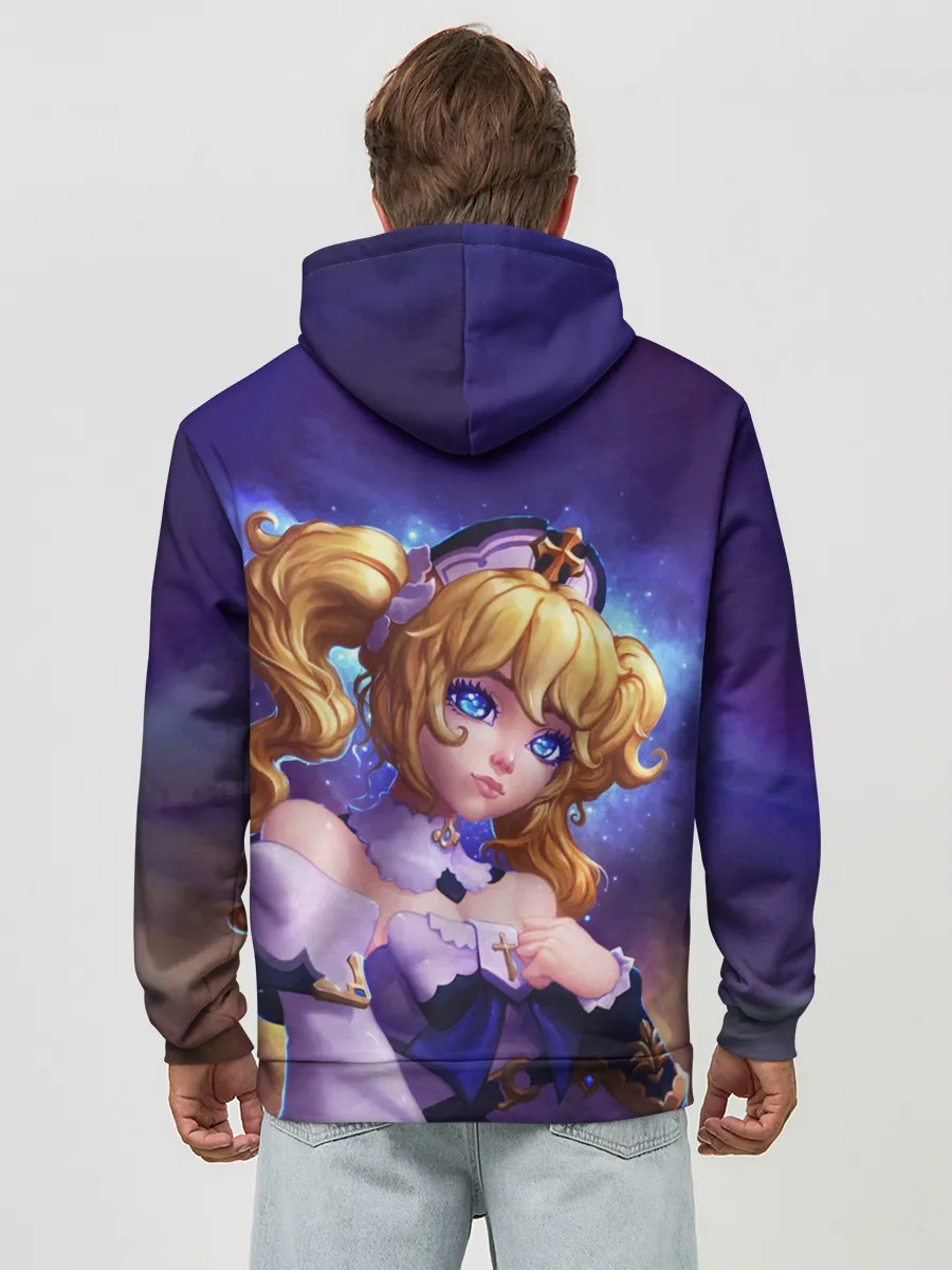 Худи мужской база хлопок / GENSHIN IMPACT / BARBARA