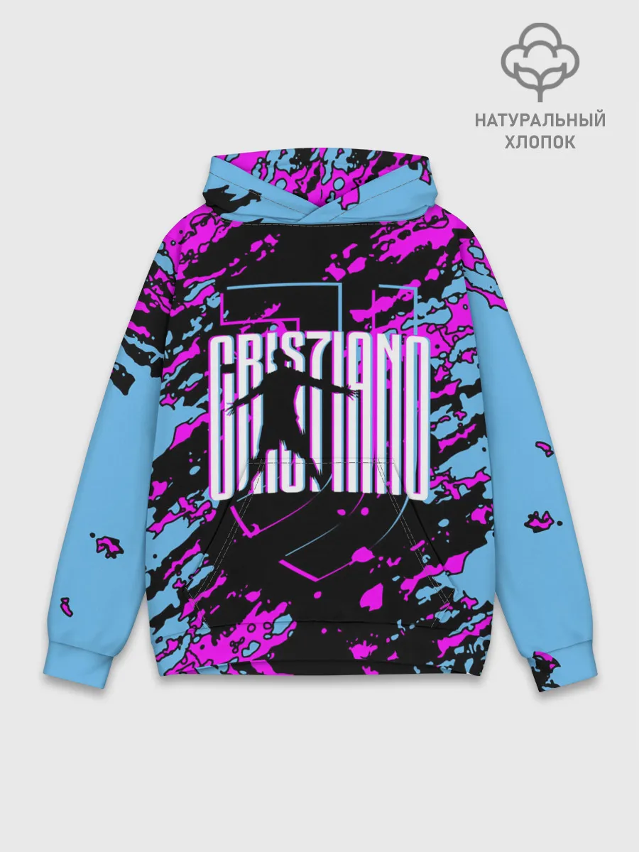 Худи мужской база хлопок / Криштиану Роналду