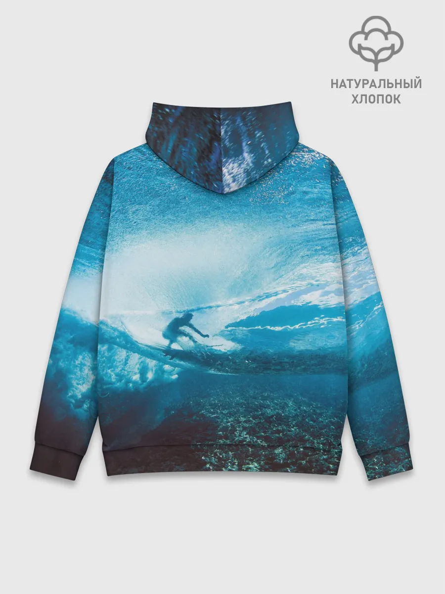 Худи мужской база хлопок / Под водой