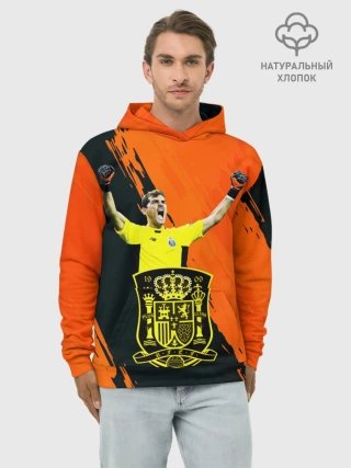 Худи мужской база хлопок / Икер Касильяс/Iker Casillas