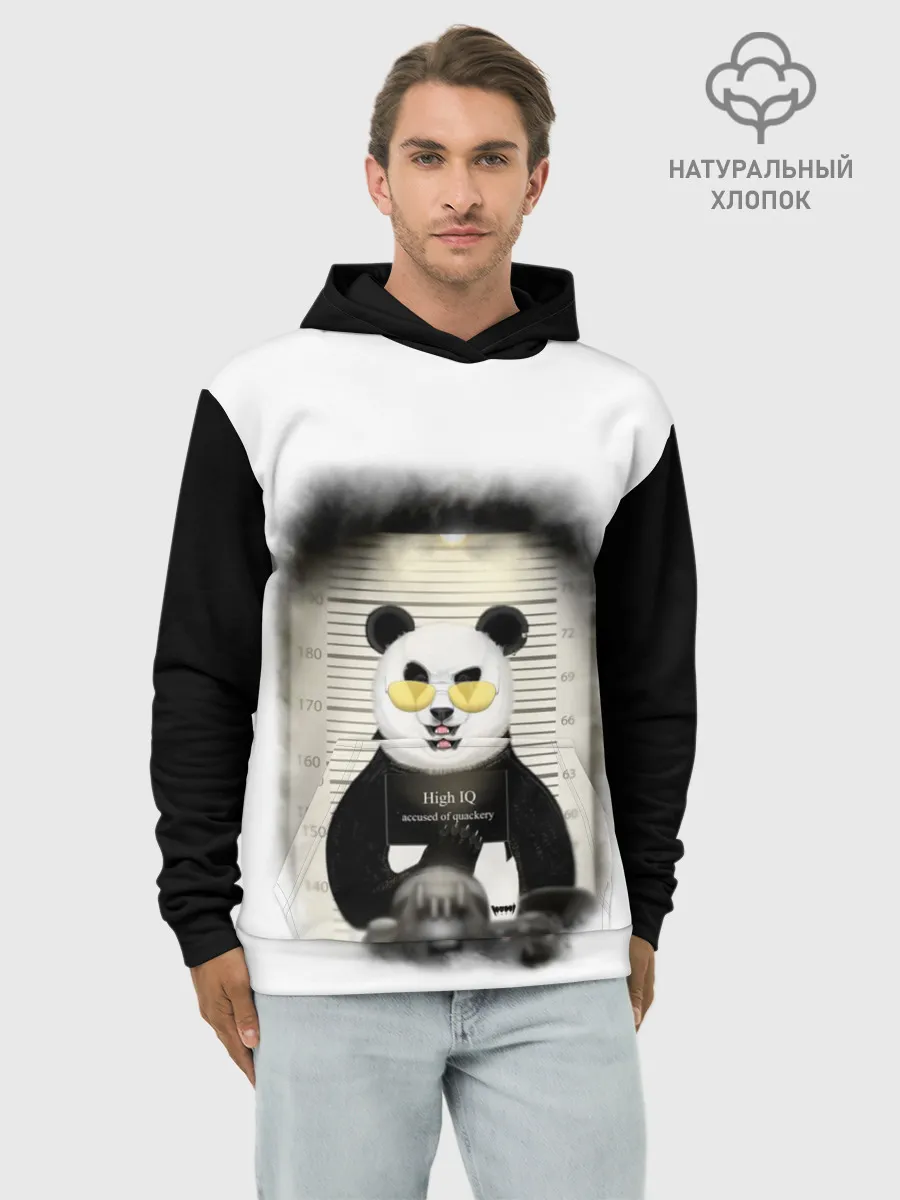 Худи мужской база хлопок / Yami: hight IQ 3D