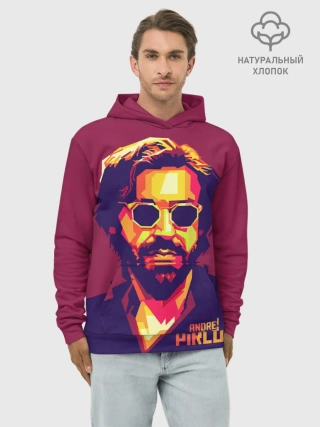 Худи мужской база хлопок / Андреа Пирло