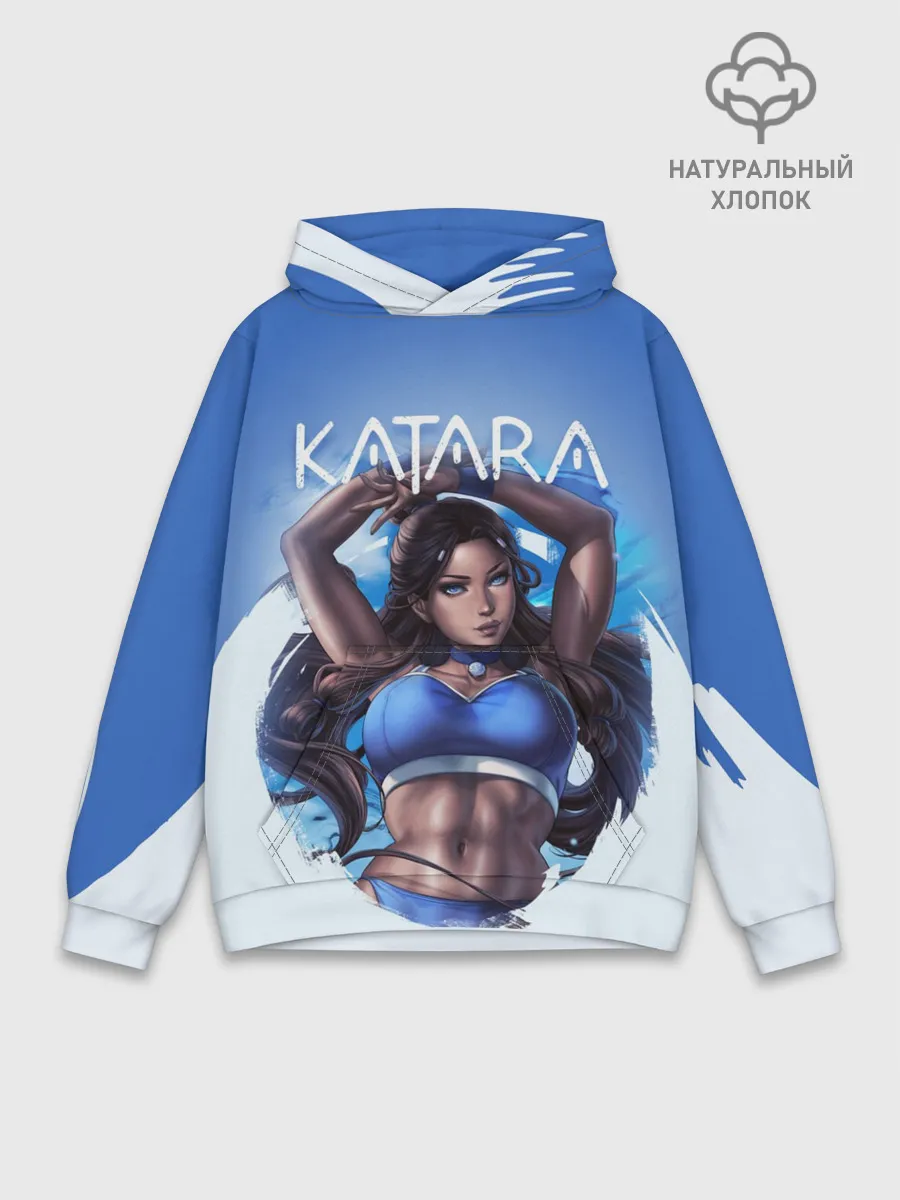 Худи мужской база хлопок / Катара Аватар