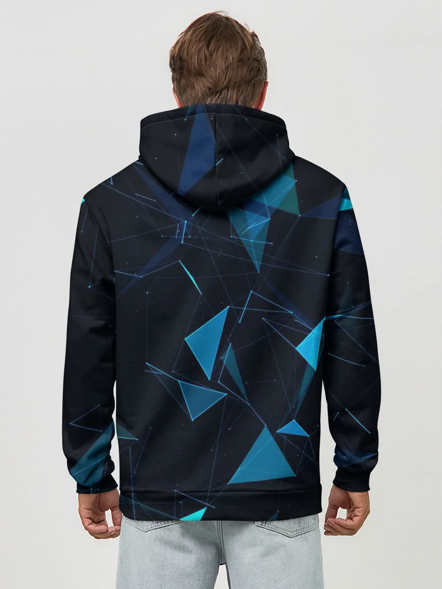 Худи мужской база хлопок / Цифровой треугольник