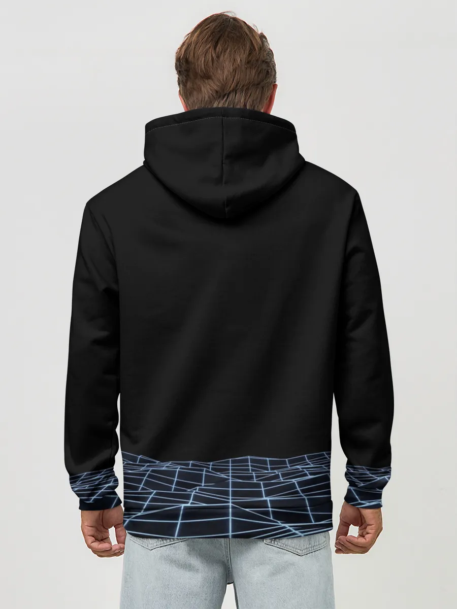 Худи мужской база хлопок / Цифровой восход