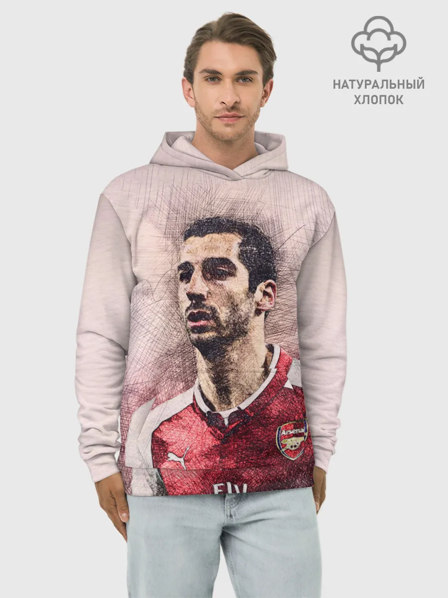 Худи мужской база хлопок / Генрих Мхитарян