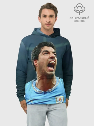 Худи мужской база хлопок / Луис Альберто