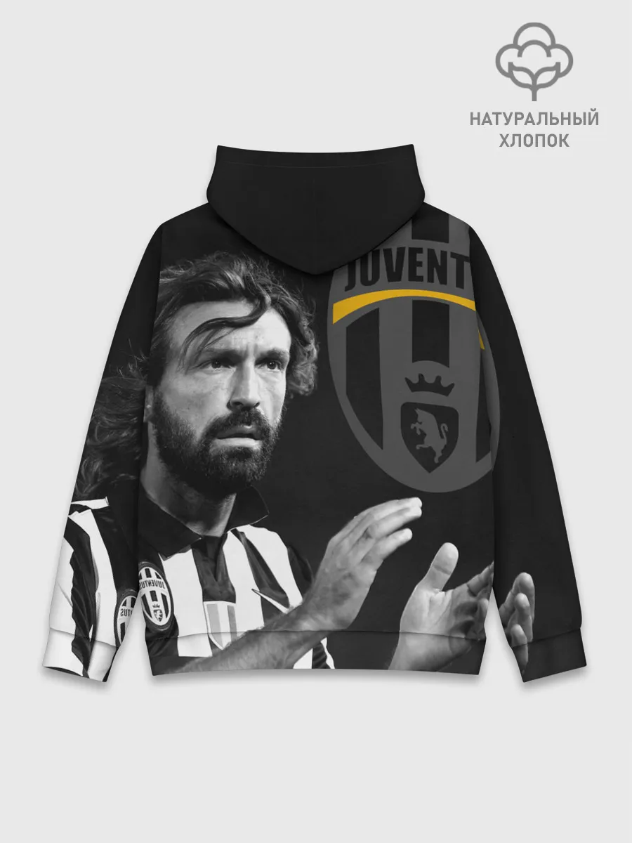 Худи мужской база хлопок / Андреа Пирло