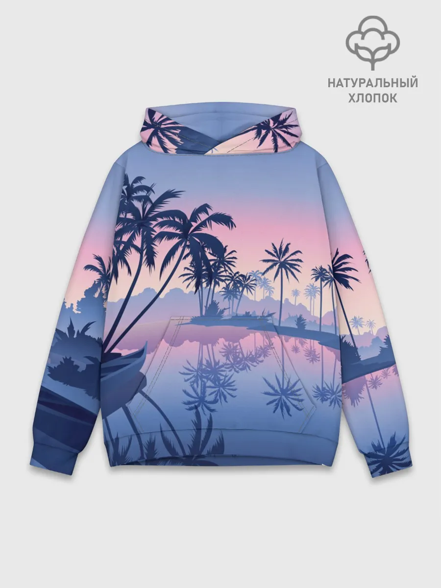 Худи мужской база хлопок / Тихая заводь