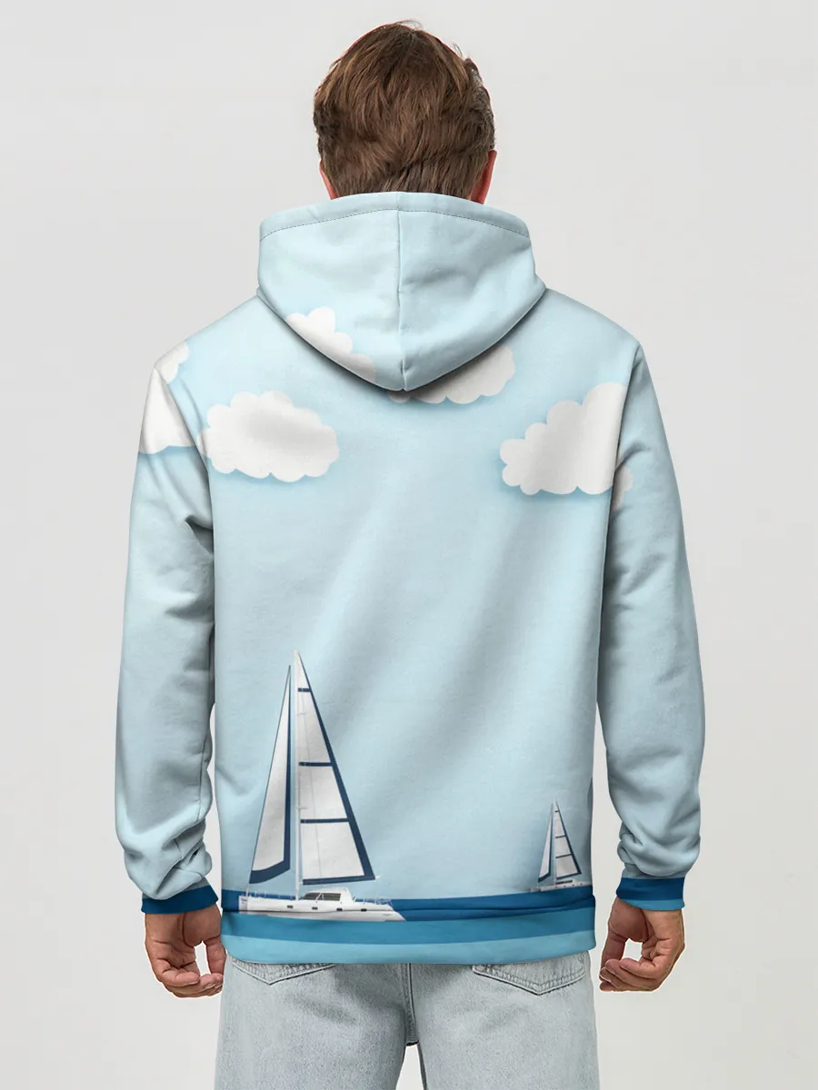 Худи мужской база хлопок / ПАРУСНИКИ | SUMMER