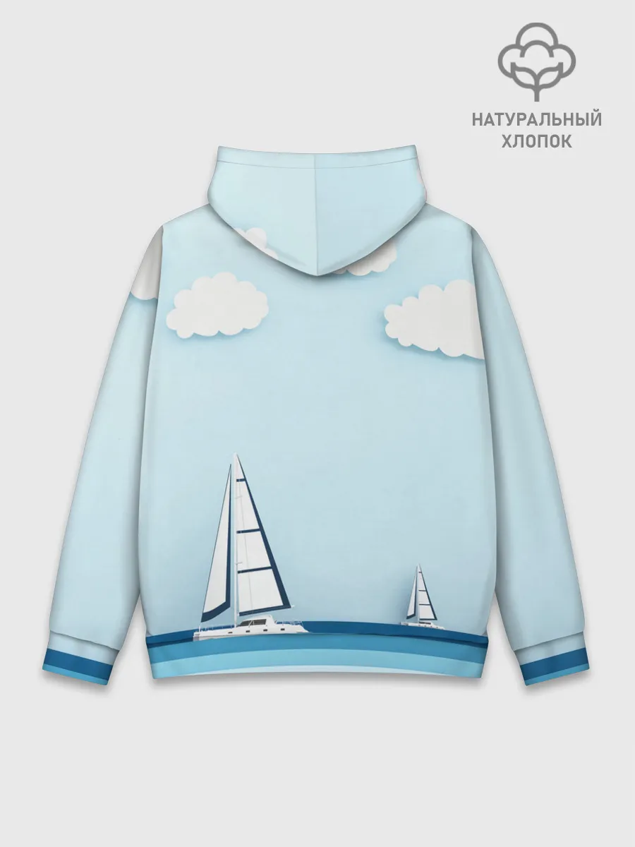 Худи мужской база хлопок / ПАРУСНИКИ | SUMMER