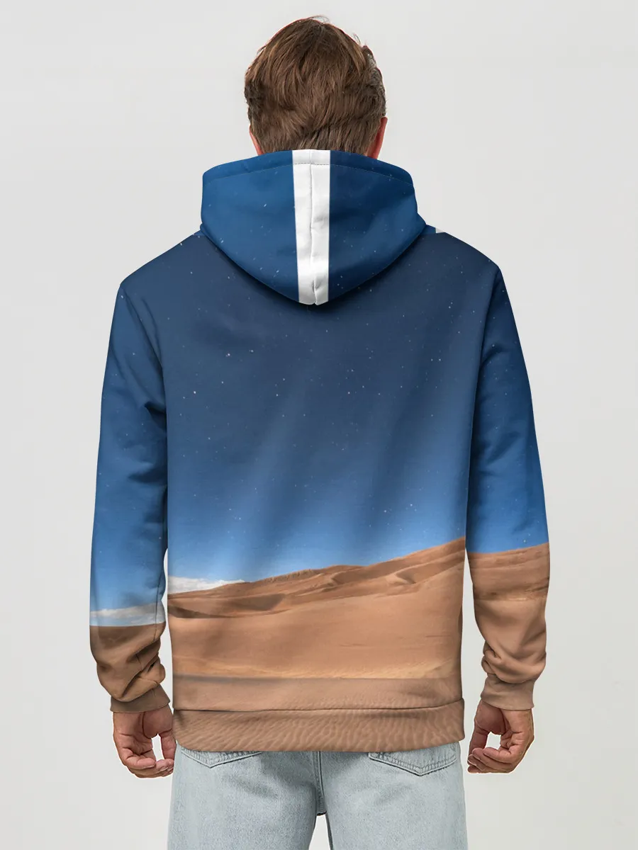 Худи мужской база хлопок / Пустыня