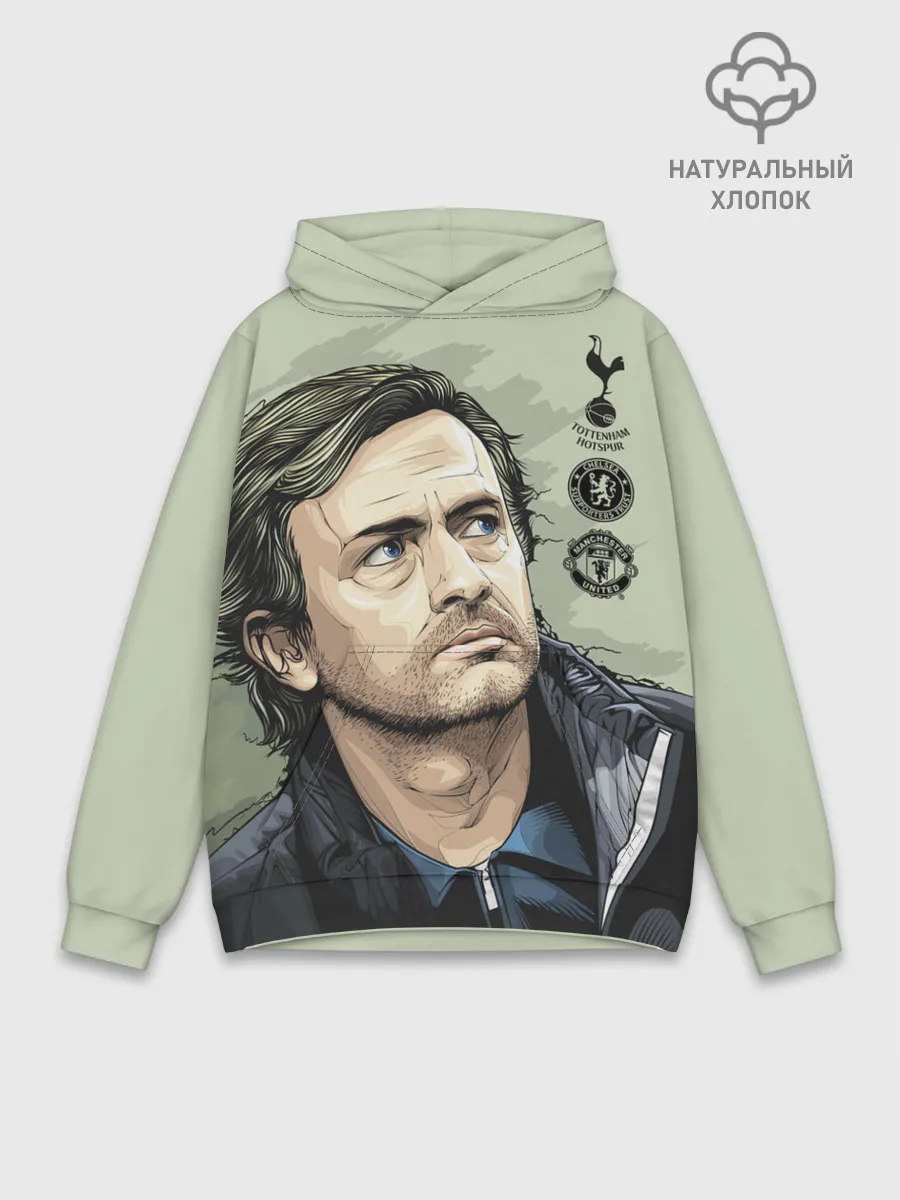 Худи мужской база хлопок / Жозе Моуринью