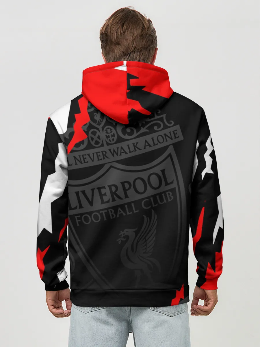 Худи мужской база хлопок / LIVERPOOL / ЛИВЕРПУЛЬ / СПОРТ