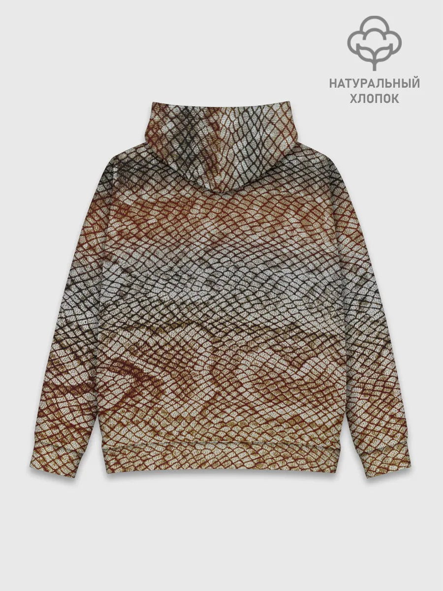 Худи мужской база хлопок / Snake skin