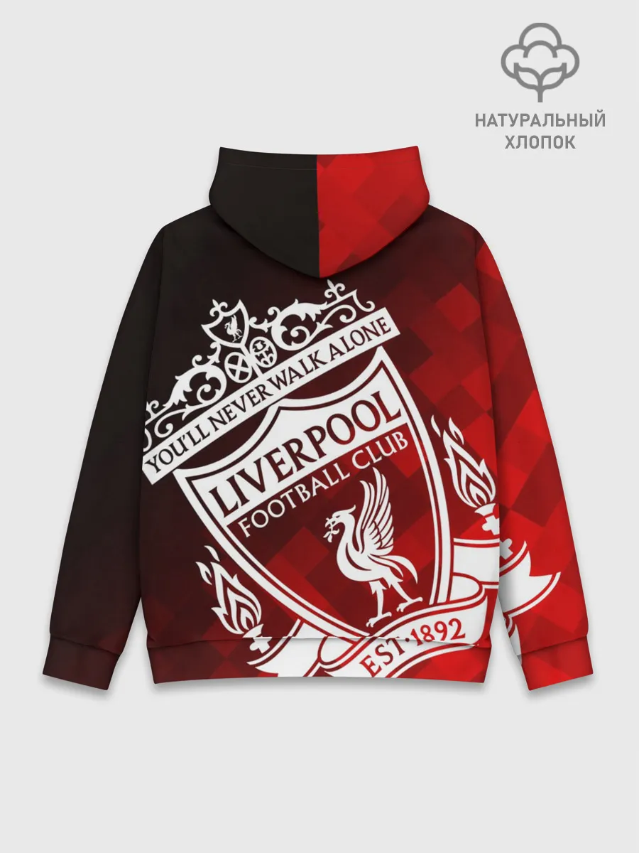 Худи мужской база хлопок / LIVERPOOL / ЛИВЕРПУЛЬ