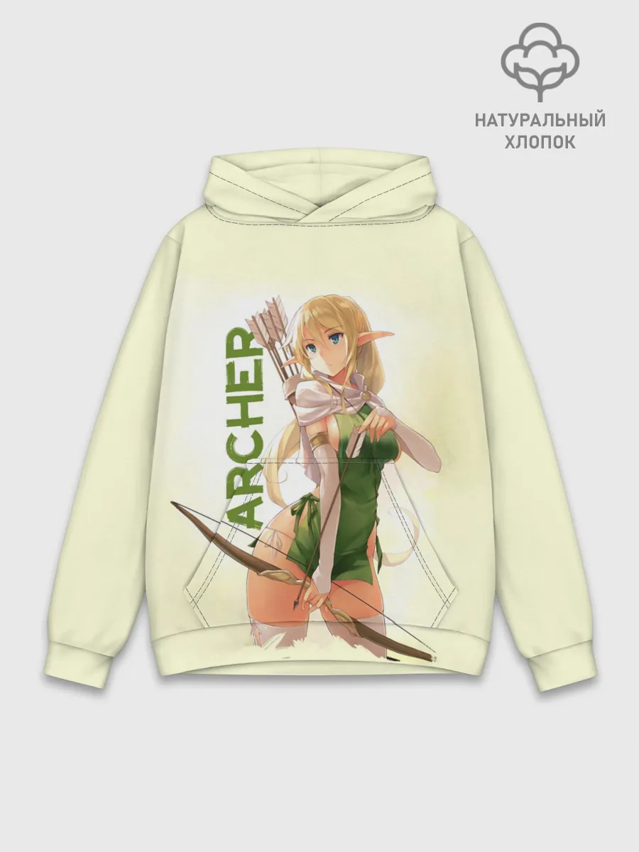 Худи мужской база хлопок / Archer