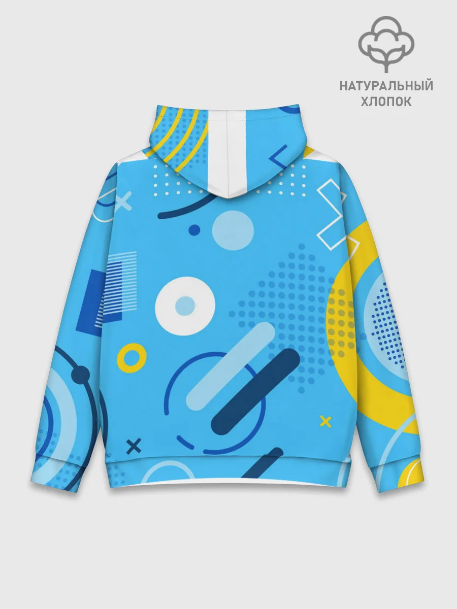 Худи мужской база хлопок / Геометрические фигуры