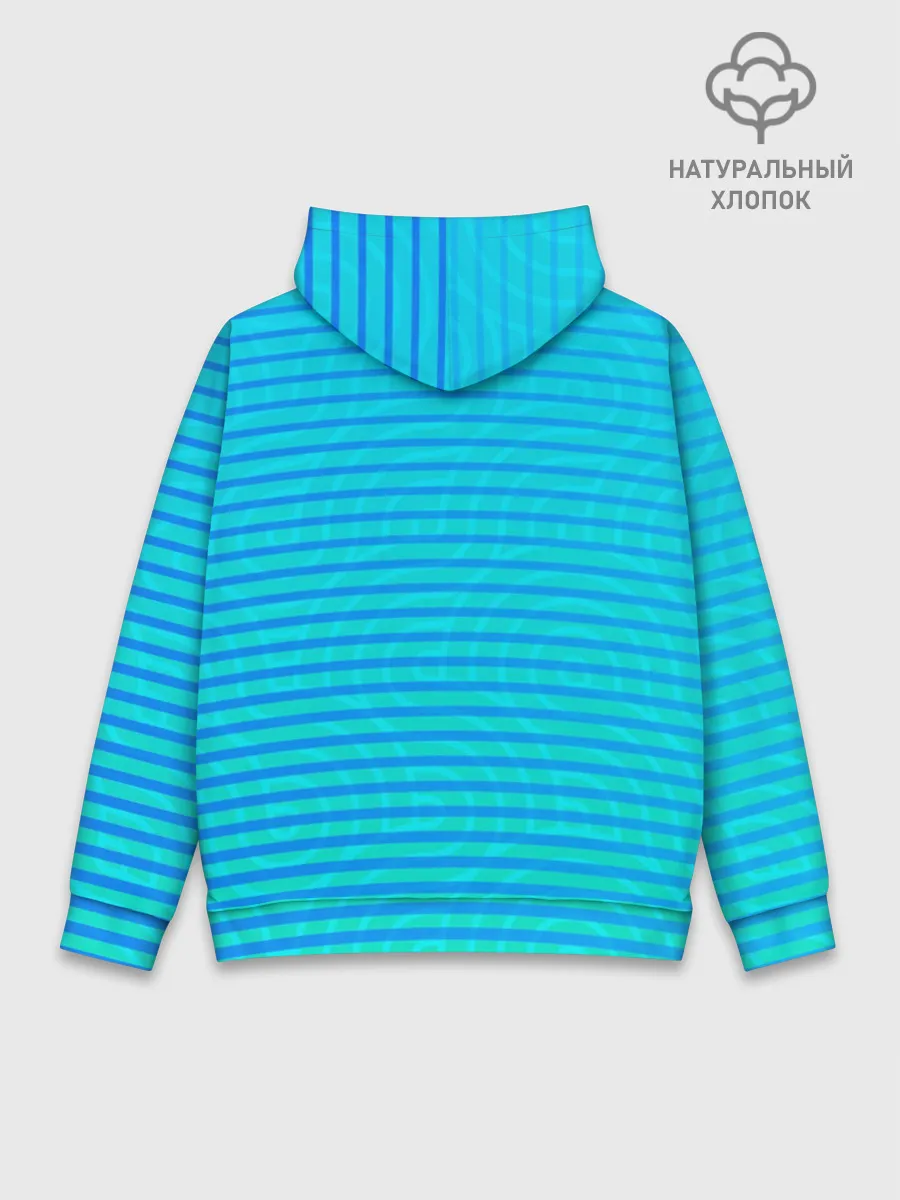 Худи мужской база хлопок / Кораблик в бутылке