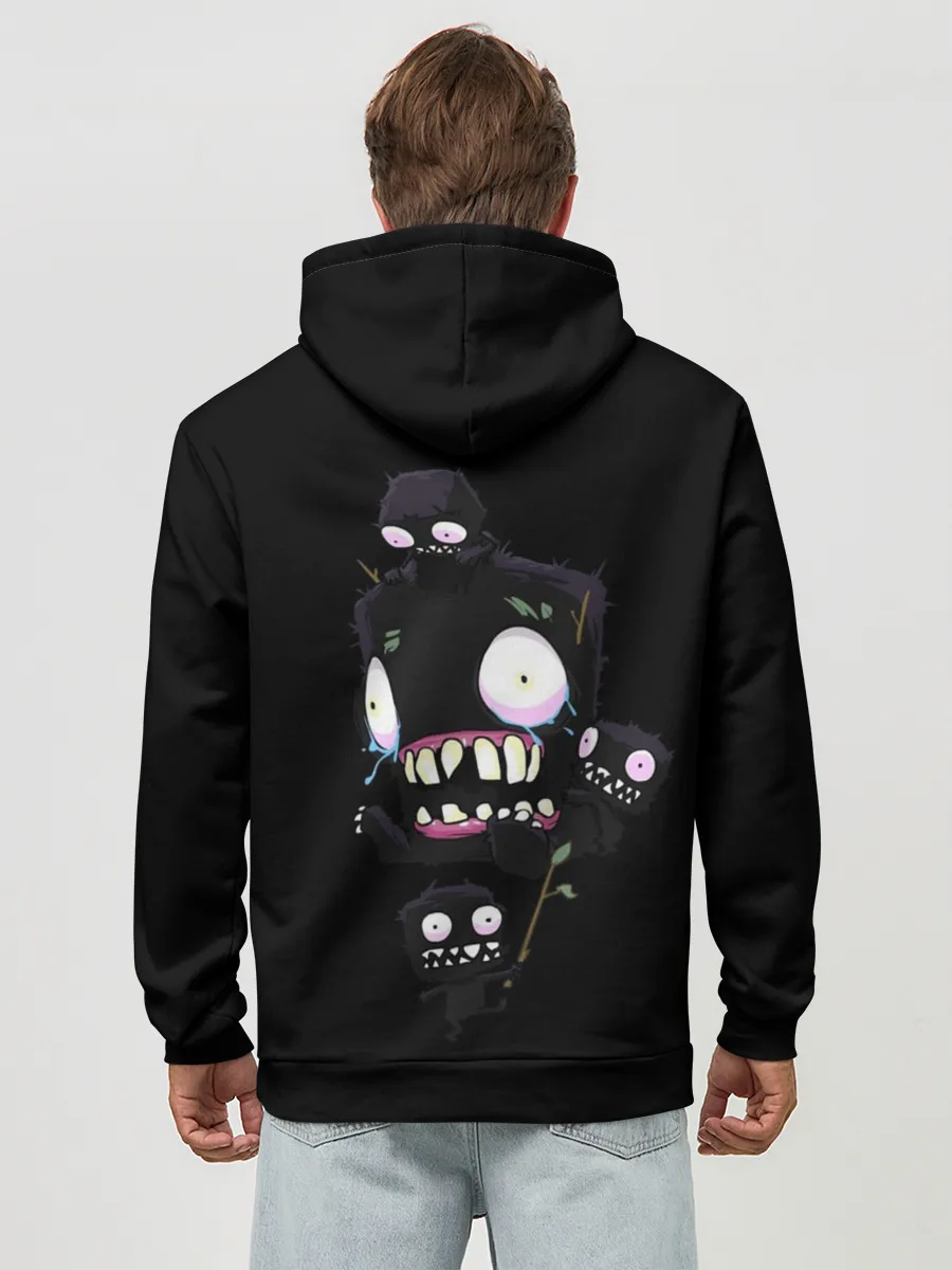 Худи мужской база хлопок / Я монстр