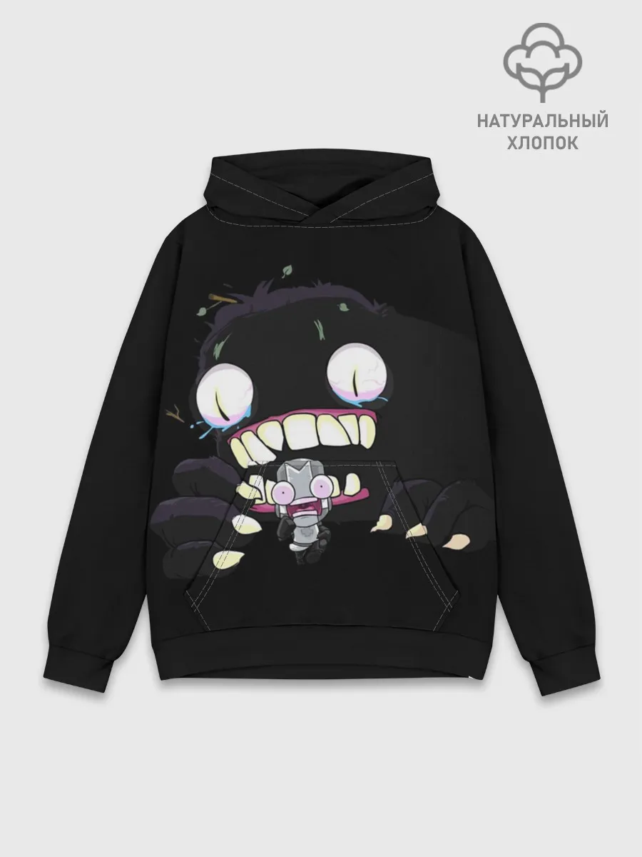 Худи мужской база хлопок / Я монстр