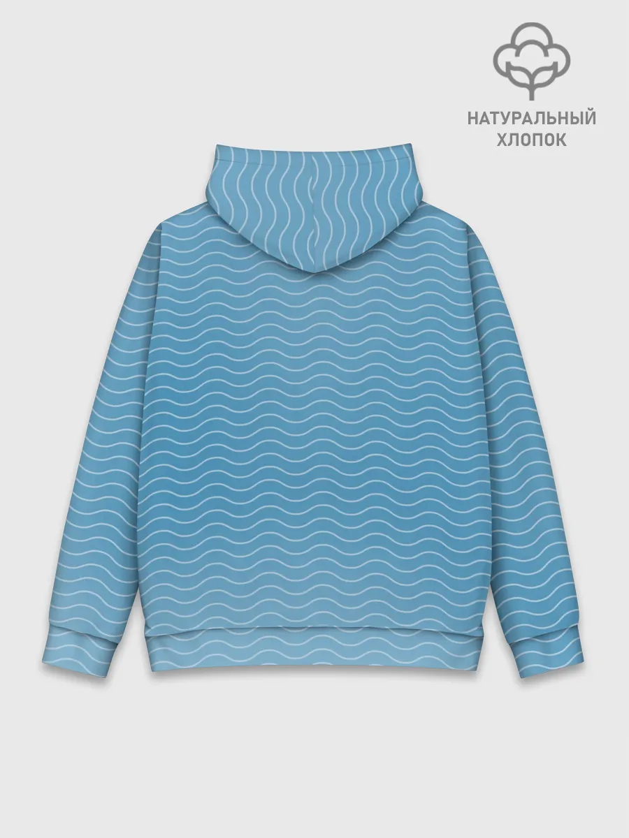 Худи мужской база хлопок / Пингвин