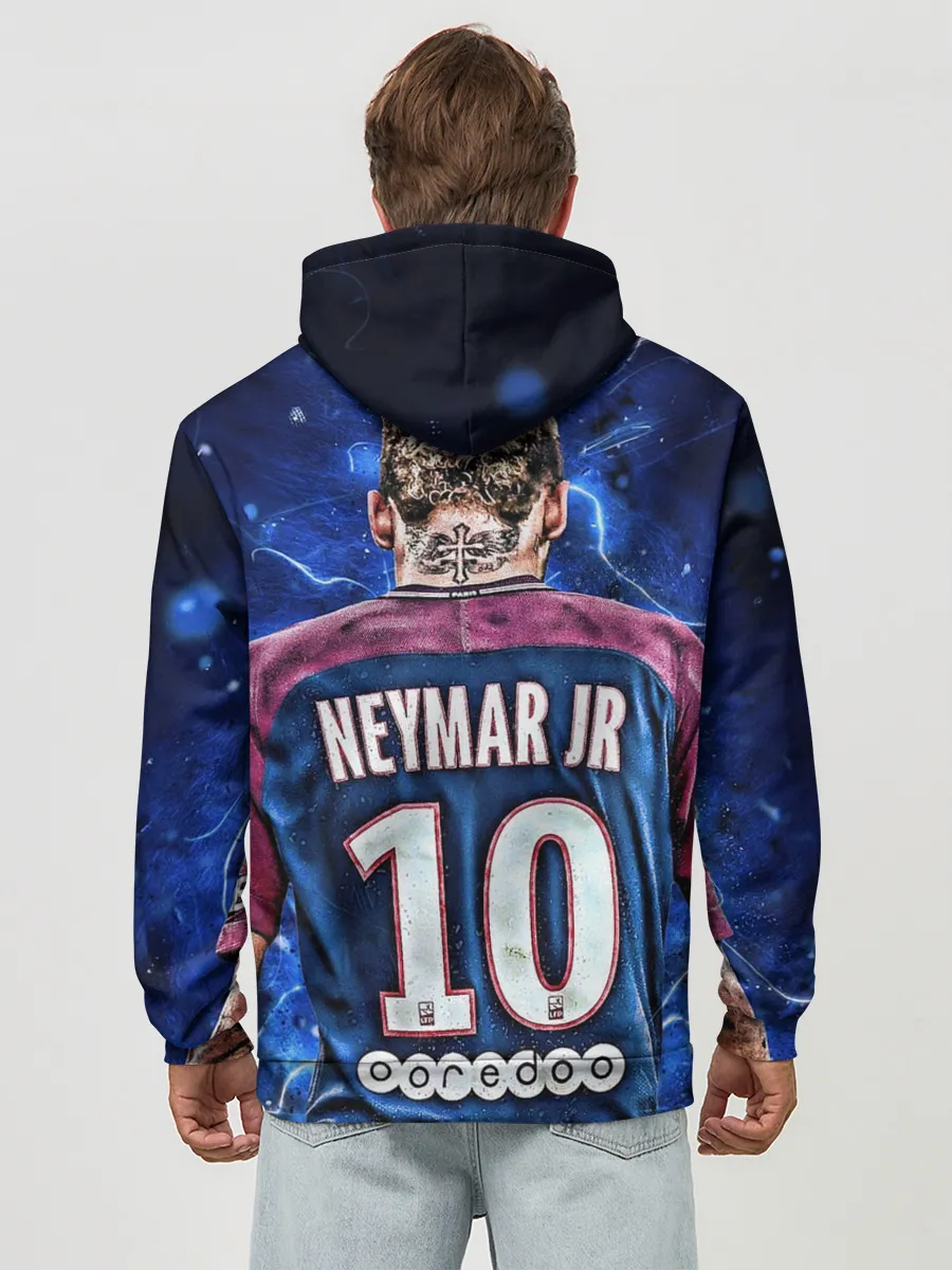 Худи мужской база хлопок / Неймар младший