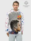 Худи мужской база хлопок / НЕЙМАР / NEYMAR / БАРСЕЛОНА