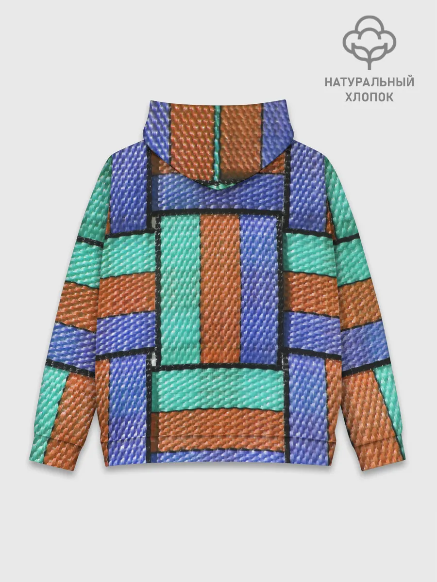 Худи мужской база хлопок / Stripes