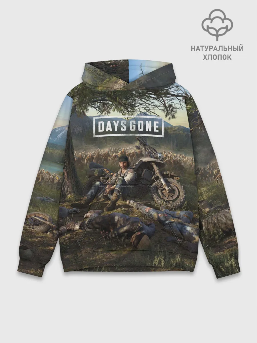 Худи мужской база хлопок / Days gone Дикон и толпа фриков