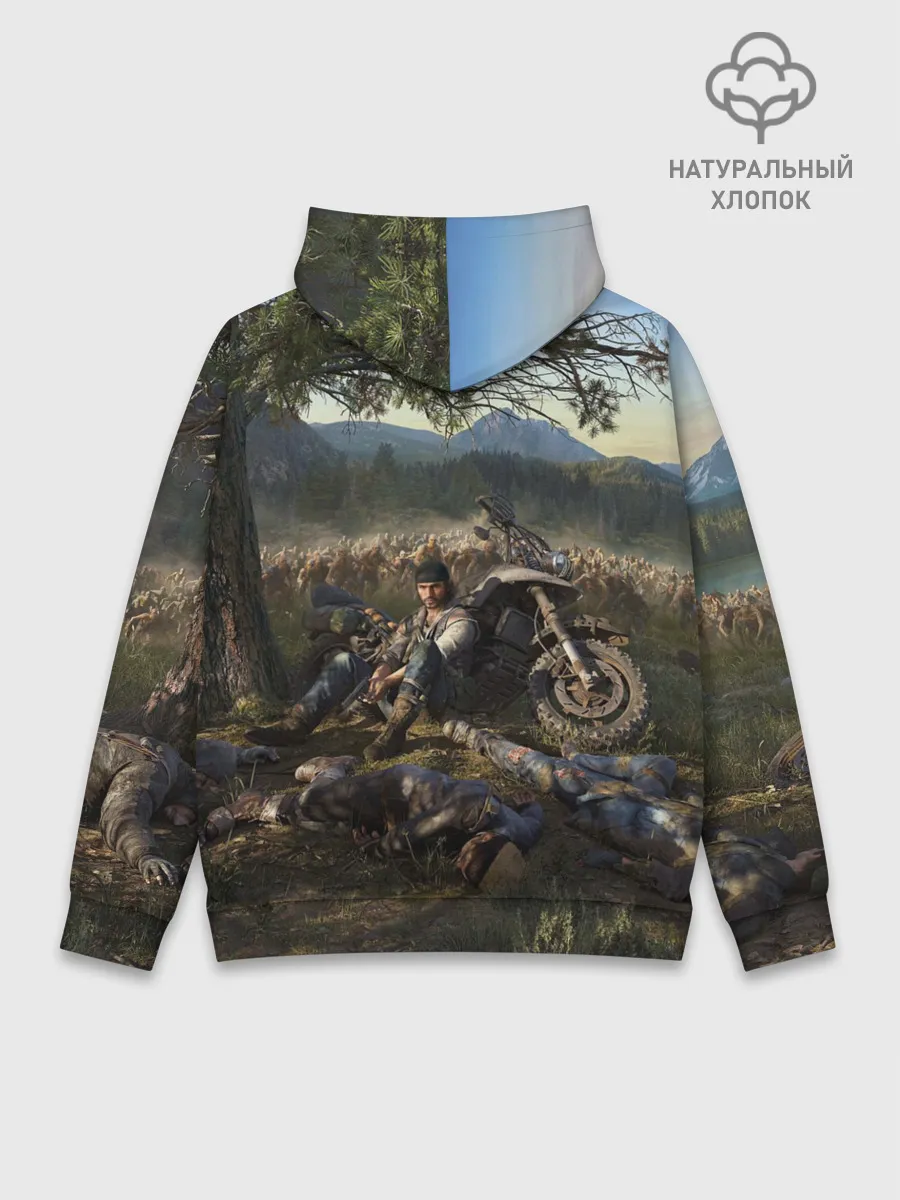Худи мужской база хлопок / Days gone Дикон и толпа фриков