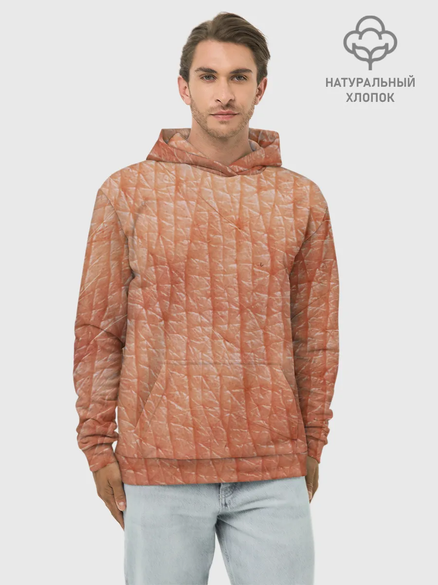 Худи мужской база хлопок / Human Skin