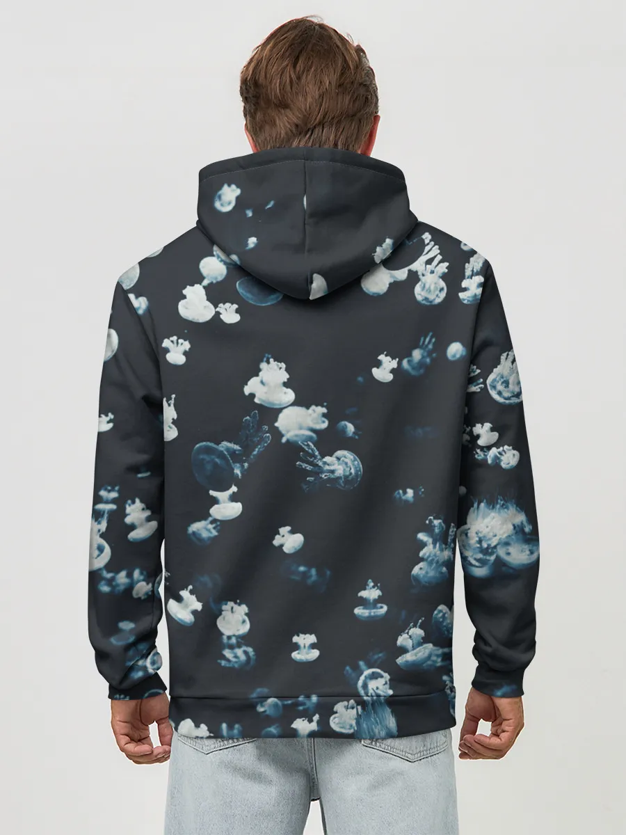 Худи мужской база хлопок / Медузы