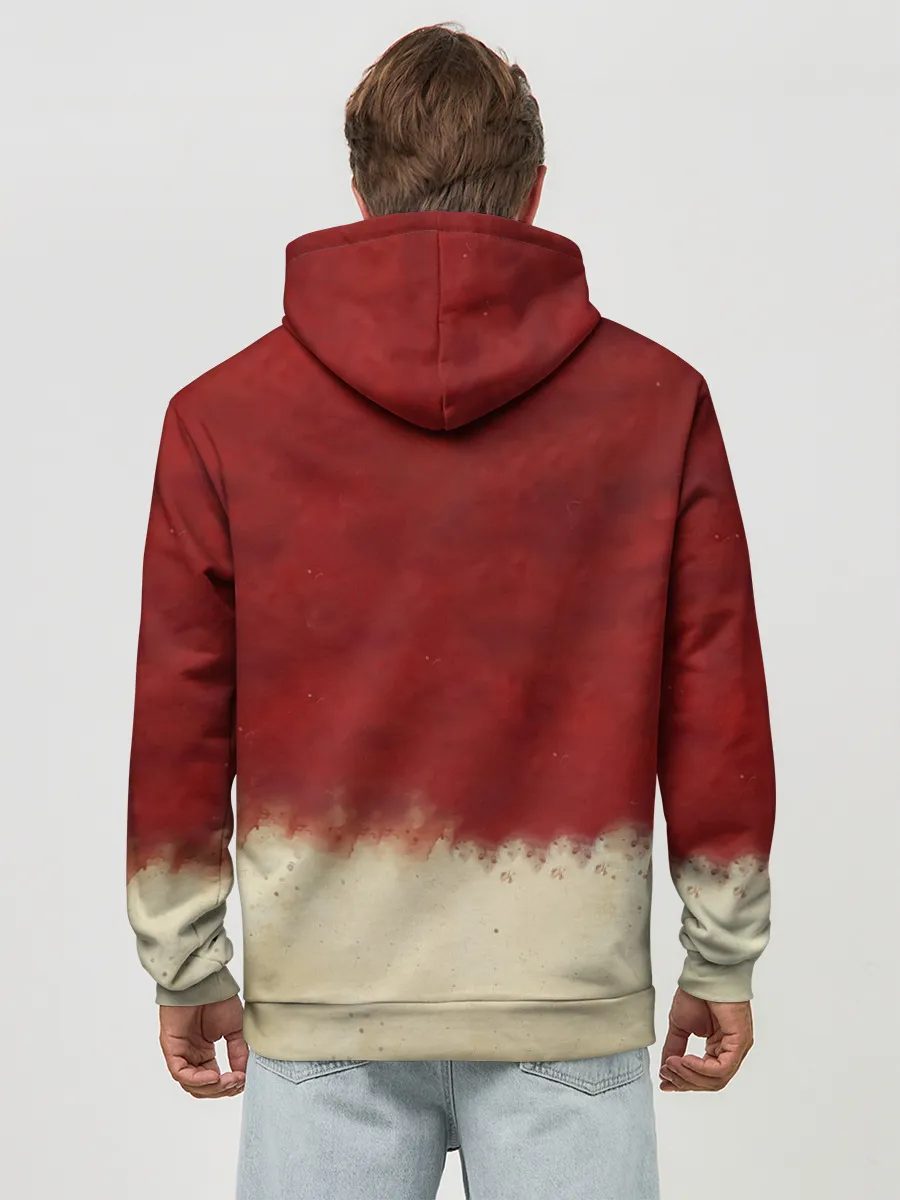 Худи мужской база хлопок / Аста с мечом Чёрный клевер