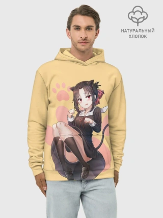 Худи мужской база хлопок / Neko Kaguya