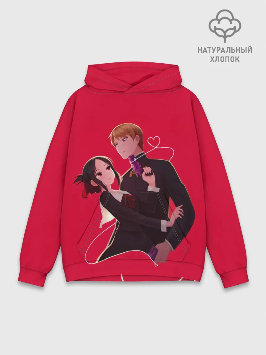 Худи мужской база хлопок / Miyuki Kaguya Love