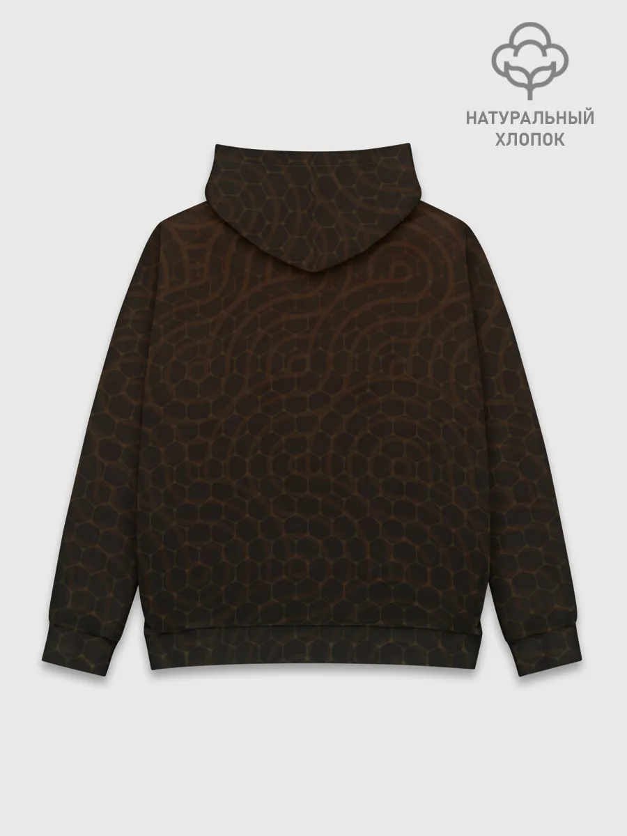 Худи мужской база хлопок / Золотые рыбки