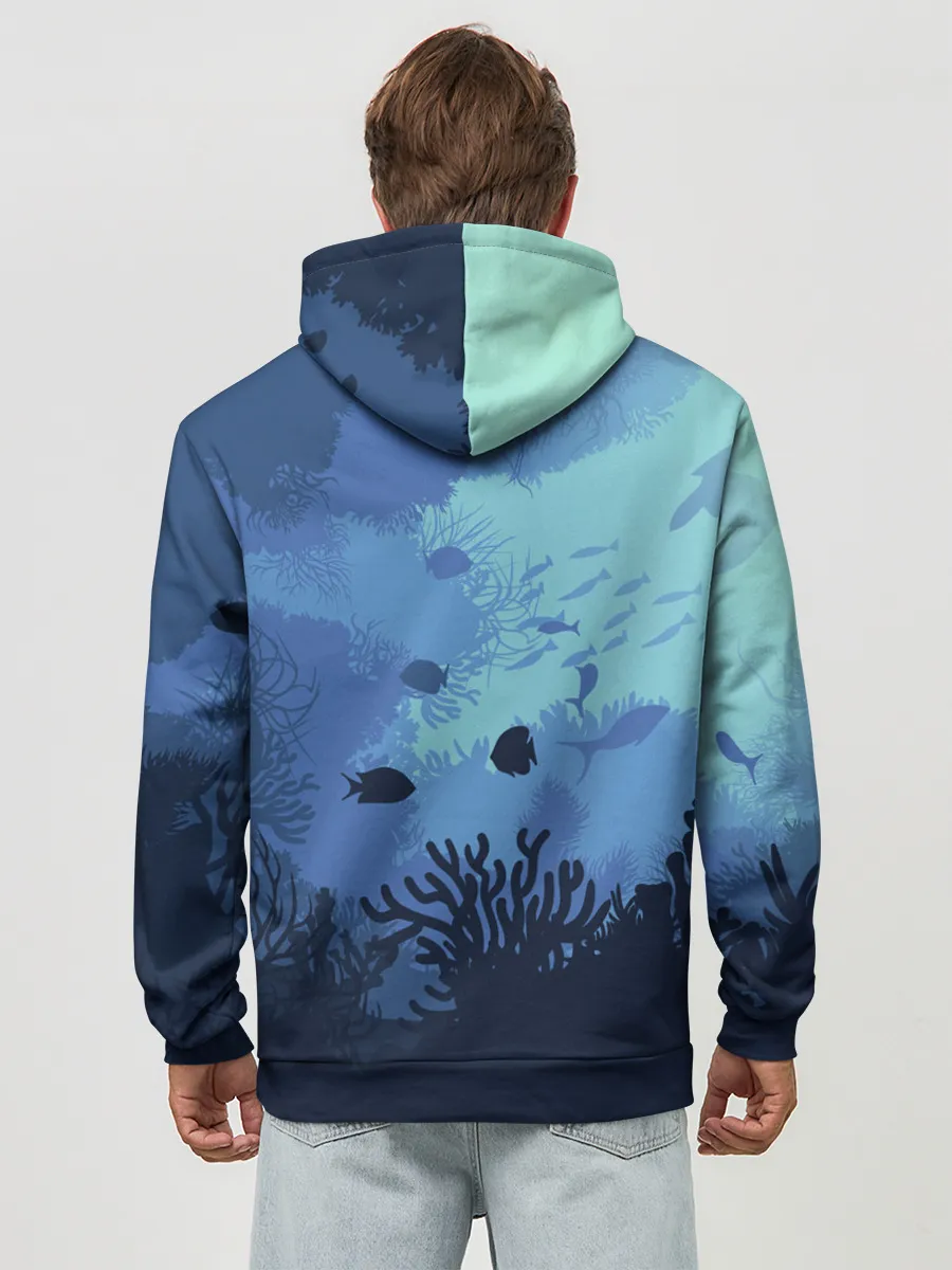 Худи мужской база хлопок / Mermaid | Русалочка