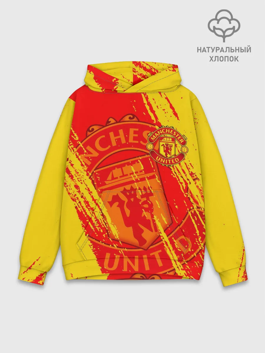 Худи мужской база хлопок / МАНЧЕСТЕР / MANCHESTER UNITED